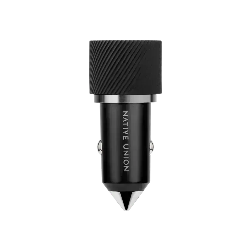 Автомобільний зарядний пристрій Native Union Car Charger Dual Port (CAR-CHAR-PD-GRY)